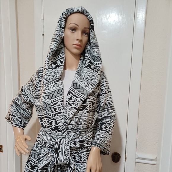 western Hoodie wrap retro vintage style - Picture 2 of 5